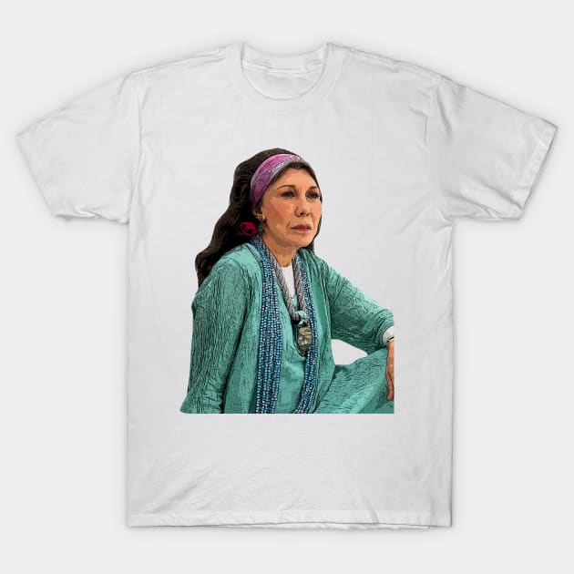 Frankie Bergstein Pensive Cartoon T-Shirt by baranskini